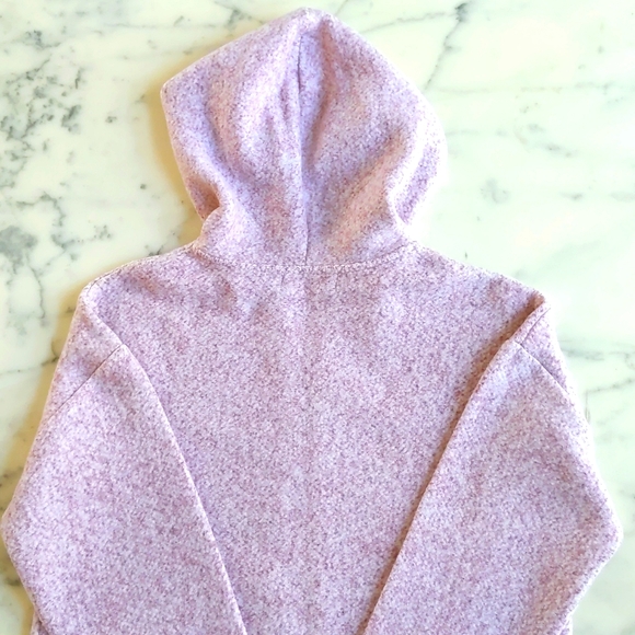 NWOT. Zara Girls Cotton Blended Fleece Openfront Pink/Purple Jacket w/2 pockets. - Picture 5 of 6